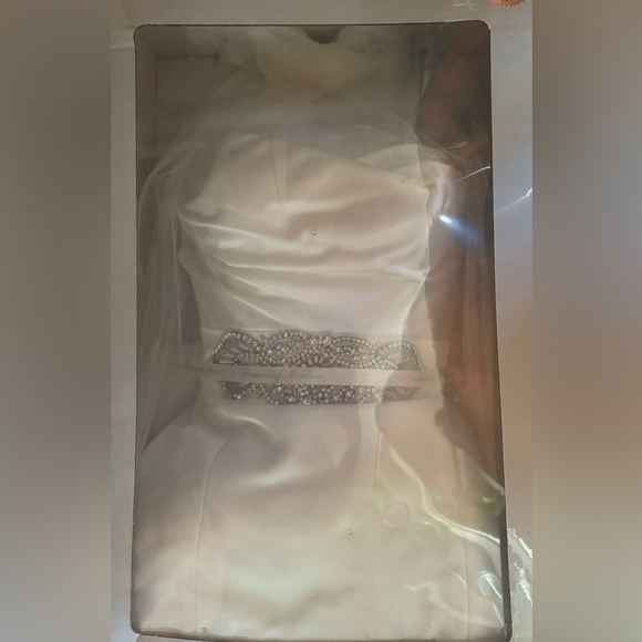 Watters Wtoo Maritza wedding gown. Bought new and altered at Janeen’s bridal. - Picture 8 of 13